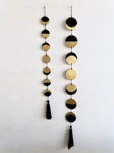 Guirnalda de Metal De Luna Dorada y estrella para decoración del hogar, guirnalda colgante elegante para bodas y fiestas, guirnalda de Luna - Product Image 5