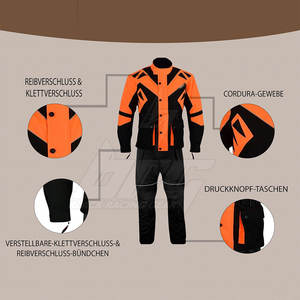 Costume de textile de moto de vêtements de course de fabrication professionnelle en stock costume de textile de moto de qualité supérieure - Product Image 4