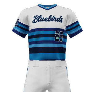 Uniforme de béisbol de alta calidad, ropa deportiva, Material de poliéster 100%, Impresión de logotipo personalizada, impresión personalizada transpirable - Product Image 4