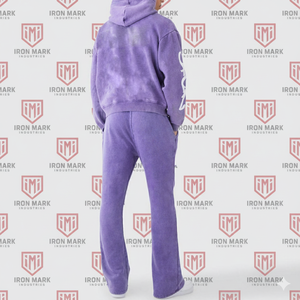 Conjuntos de Ropa Urbana Antibacteriana para Hombre, Invierno, Personalizados, Acampanados, Tallas Grandes, Reversibles, 100% Algodón, Largos, Holgados - Product Image 4