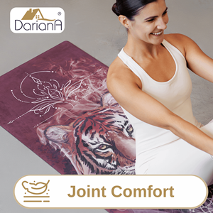 DarianA Tapete de Yoga con Diseño de Tigre, Rectangular, de PU Antideslizante, Universal, para Fitness - Product Image 4