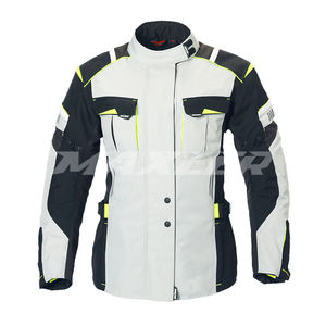 Veste en textile de moto blindé CE niveau 2 imperméable pour femmes avec doublure amovible pour toutes les saisons - Product Image 1