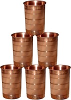 Vaso de Cobre Puro Orgánico de Alta Calidad, Ecológico, con Diseño Personalizable, Tapa de Rosca, Apto para Lavavajillas, Hecho a Mano