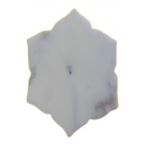 Sous-verres en marbre de qualité superfine Forme florale Design traditionnel Résistance à la chaleur Boissons Tapis pour la cuisine - Product Image 3