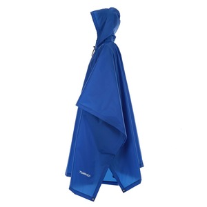 Chubasquero grueso para exteriores al por mayor 2025 con cinta reflectante Chubasquero resistente azul marino impermeable chaqueta impermeable temporada de lluvia - Product Image 5