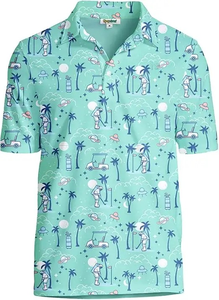 Camiseta personalizada de Golf para Polo para hombre Dry-Fit 100% poliéster tejido sublimación en blanco Camiseta de algodón para Polo - Product Image 4