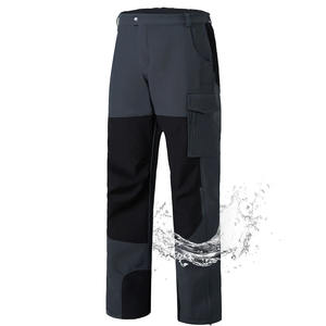 Vêtements de sport décontractés de style adulte personnalisés pour hommes pantalons de pêche en plein air à séchage rapide dans un pantalon à coquille souple à l'avant plat pour le printemps - Product Image 1