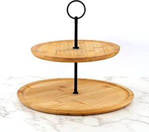 Hot Selling Wooden <b>Cake</b> Server Stand with <b>Glass</b> <b>Dome</b> Wholesale New Design Handmade Wood and <b>Glass</b> <b>Cake</b> Stand - Product Image 3