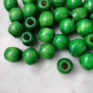 Cuentas de Madera con Forma y Color Personalizados, Cuentas de Madera con Forma y Tamaño Hechos a Mano, Producto Indio - Product Image 4