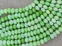 Perles rondes lisses en opale verte AAA pour la fabrication de bijoux artisanat 8-9mm perles percées au centre en opale de bonbons en gros par fabricant