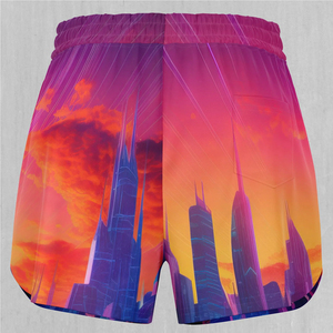 กางเกงขาสั้นออกกำลังกายพิมพ์ลายพิมพ์ซับลิเมชันกางเกงออกกำลังกายของผู้หญิงระบายอากาศได้ดี - Product Image 3