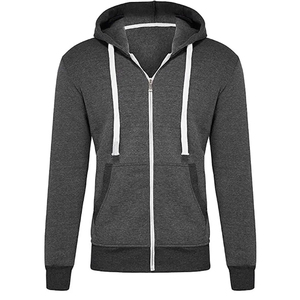 Sweat-shirts pour hommes de qualité supérieure, fermeture éclair personnalisée, tissu polaire, séchage rapide, écologique, impression numérique OEM, prix de gros pour l'automne - Product Image 2