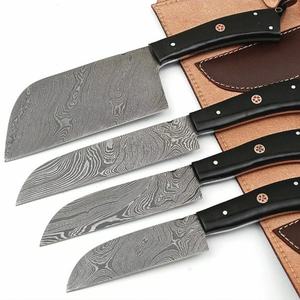มีดทำครัวเหล็กดามัสกัสตีขึ้นรูปด้วยมือ ผลิตตามสั่ง ขายส่งและรับสั่งทำ - Product Image 6
