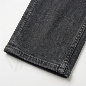Pantalones Vaqueros de Mezclilla Ajustados de Tiro Alto Casuales para Mujer, Color Personalizado, Estilo Limpio, Cintura Elástica, Transpirables, de Algodón - Product Image 5