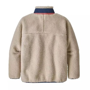 Unisex Solid Fleece Zip Hoodie Winter <b>Jacket</b> Warm Woven Polyester OEM Service Stand Collar Front Logo Functional Zip <b>Pockets</b> - Product Image 3