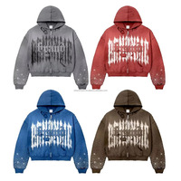 Trendy Drop Shoulder Boxy Hoodie de secado rápido, color sólido, logotipo personalizado | Ropa para adultos al aire libre
