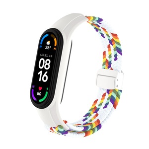 Correa Magnética de Nailon Trenzado con Funda de TPU Compatible con Xiaomi <span class=keywords><strong>Mi</strong></span> <span class=keywords><strong>Band</strong></span> <span class=keywords><strong>3</strong></span> 4 5 6 7, Correa Deportiva - Product Image 3
