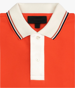 Camisa Casual de Punto para Hombre, Antiarrugas, Estampada, con Patrón Sólido, Transpirable, 100% Algodón, con Bolsillo Bordado en Color de Contraste, Servicio OEM - Product Image 5