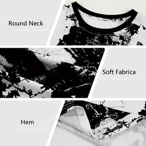 Camiseta de Hombre Personalizada de Alta Calidad OEM en Poliéster/Algodón, Diseño en Blanco para Bordar, Impresión de Logotipo Personalizado, Serigrafía Regular - Product Image 5