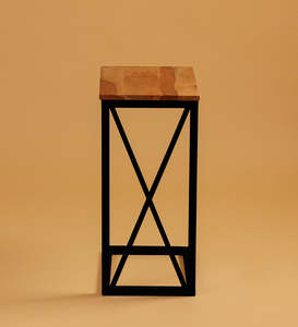 Nouveau Style industriel moderne meubles Accent canapé Table café extrémité côté coin canapé Table fer métal à la main fer noir cadre - Product Image 2