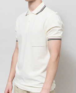 Polo Ligero de Hombre, 100% Algodón Tejido, Transpirable, de Alta Calidad, con Botones, Diseño Sólido, Corte Ajustado, 200 g - Product Image 2