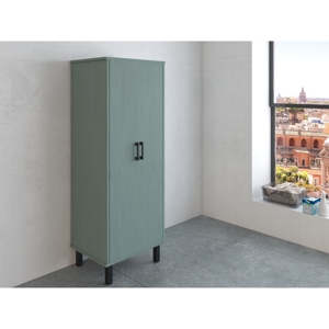 Support de balai d'extérieur Smeraldo 60x50x162 cm pour garage et rangement préfabriqué - Product Image 5