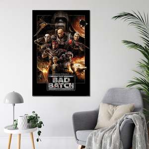 Star Wars โปสเตอร์ชุดที่ไม่ดีที่มีภาคต่อของสงครามโคลนสำหรับการใช้งานบนผนัง - Product Image 4