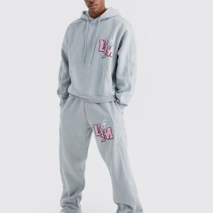 ชุดวอร์มสำหรับผู้ชายมีฮู้ดและคอเสื้อกางเกงแห้งเร็วสามารถปรับแต่งโลโก้ได้ - Product Image 1