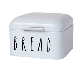 Contenedor de almacenamiento de pan pulido brillante blanco, caja de pan de granja para encimera de cocina, juegos de contenedores de té y café de azúcar - Product Image 3