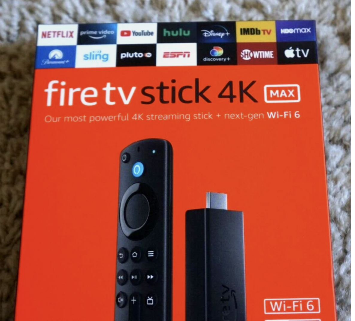 Amazon Fire TV Stick 4K Max - Wi-Fi 6E, Ambient Experience