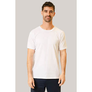 100% coton col rond à manches courtes hommes t-shirt décontracté 180g coton lâche lavé t-shirt pour homme - Product Image 5