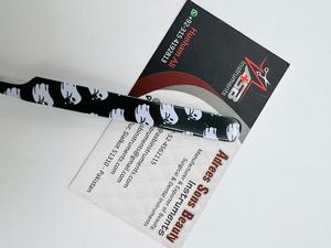 Pince à cils spéciale de qualité supérieure imprimée Boo Halloween pince à cils personnalisée durable en acier inoxydable pince à cils à pointe de fibre à 90 degrés - Product Image 3