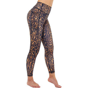 Pantalones de Yoga sin costuras para mujer, ropa de Yoga elástica de cintura alta - Product Image 4