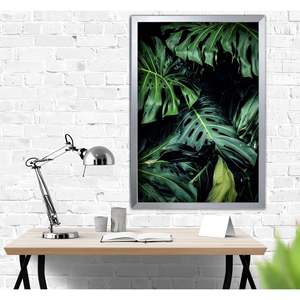 Modern Square 80 X 120 cm Silver Photo <b>Frame</b> A2/A4 Size Wood and Alloy Material for Decorative Purpose - Product Image 2