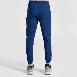 Pantalones Chinos Casuales de Lino para Hombre, Marca Sprint, Logotipo Personalizable, Cintura Elástica, Decoraciones con Cremallera, Lavado de Color Disponible en Tallas XL a 6XL - Product Image 2