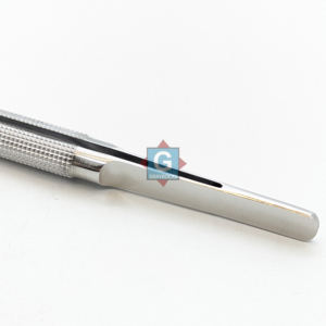 Pince à épiler de microchirurgie manuelle en acier inoxydable certifiée CE disponible en différentes tailles - Product Image 5