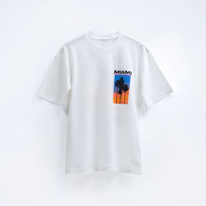 Camisetas de ajuste regular de alta calidad al por mayor para hombre a la moda 100% algodón tejido Hip Hop manga corta transpirable de secado rápido - Product Image 6