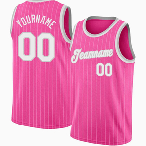 Factory Wholesale Customized Breathable Anti-Bacterial Moisture-Wicking Plus Size Two Tone Color Sleeveless Basketball Jerseys - Product Image 4