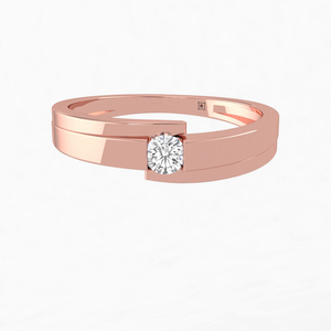 Rikhava Anillo de dedo fino para mujer con diamantes reales Más popular para bodas y compromisos Joyería certificada IGI - Product Image 4