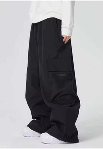 Loose Fit Streetwear Pantalones de esquí para hombres Estilo holgado Impermeable Snowboard Invierno al aire libre Hip Hop Pantalones cálidos - Product Image 3