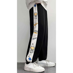 New Arrival Midweight 100% Cotton Custom Made Design Solid Color Casual Washed Style Men's Jogger Pants and <b>Trousers</b> - Product Image 1