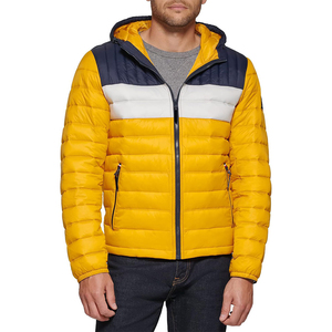 Chaqueta acolchada directa de fábrica para hombre, abrigo largo de invierno cálido con capucha y cremallera para hombre, chaqueta acolchada larga de moda de gran oferta - Product Image 4
