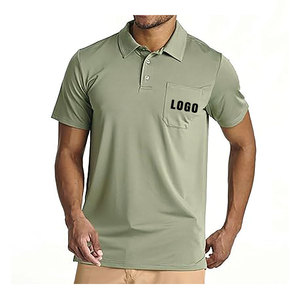 Camisas Polo de Manga Corta para Hombre, Diseño Personalizado al por Mayor con su Propia Marca, Camisas Polo de Golf de Poliéster para Hombre - Product Image 6