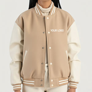 Veste universitaire matelassée coupe-vent de qualité supérieure Vêtements décontractés d'hiver pour femmes Doublure en coton respirant en peau de mouton personnalisée - Product Image 4