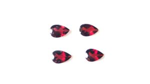 High Quality Natural Red Garnet Mozambique 3X5mm 12X16mm Heart Cut Faceted Pear Shape Loose Gemstones Custom Manufacturer Low - Product Image 3