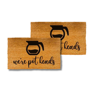 Tapis de porte en fibre de coco fabriqués à la main tapis de bienvenue tapis pour animaux de compagnie sans danger pour toutes les conditions météorologiques, article de décoration de la maison personnaliser les tailles - Product Image 1