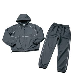 Streetwear en nylon avec logo personnalisé costumes de survêtement vintage nouvelle mode ensemble de jogging 2 pièces veste coupe-vent réfléchissante survêtement pour hommes - Product Image 1