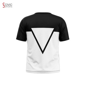 Venta al por mayor personalizado 100% poliéster hombres camisetas 3D impresión digital de talla grande transpirable-sublimación camisetas - Product Image 2