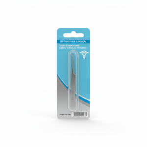 Pinces professionnelles en acier inoxydable à pointe incurvée |   Pinces chirurgicales et cosmétiques de précision |   Fabricant OEM - Product Image 5