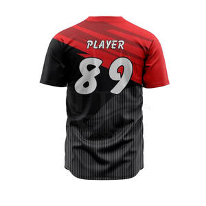 Jersey de Béisbol Juvenil de alta calidad, último diseño, uniforme transpirable, ropa deportiva de Color sólido liso, logotipo personalizado, venta en línea - Product Image 4